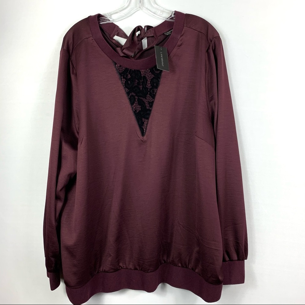 NWT Lane Bryant Long sleeve blouse